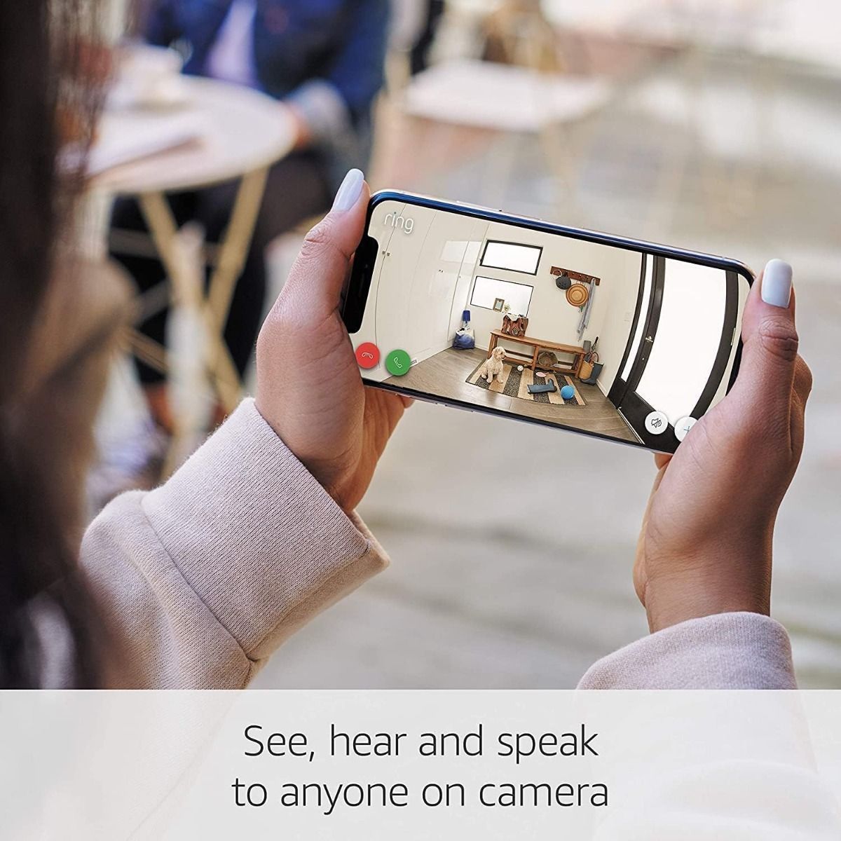 Ring Stick Up Cam 2-Pack (Plug-In & Battery), Outdoor/Indoor Security Camera System, Two-Way Talk, Motion Detection, HD Video Monitoring