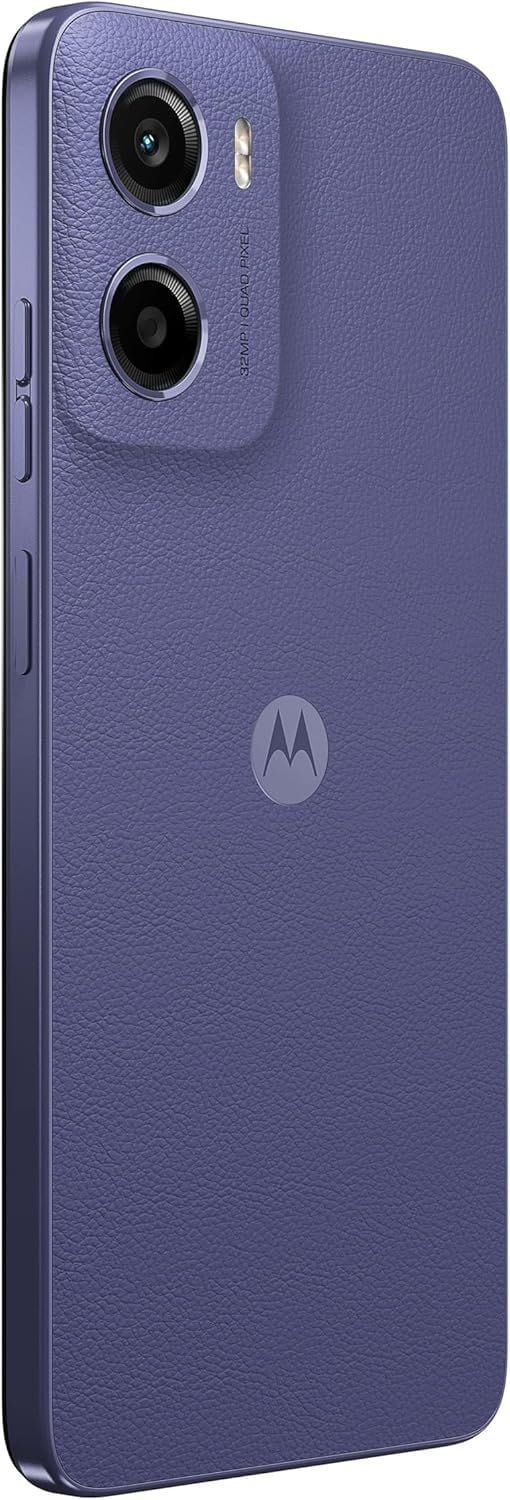 Motorola Moto E15 Dual-SIM 64GB - Unlocked 4G Smartphone in Fresh Lavender-Blue