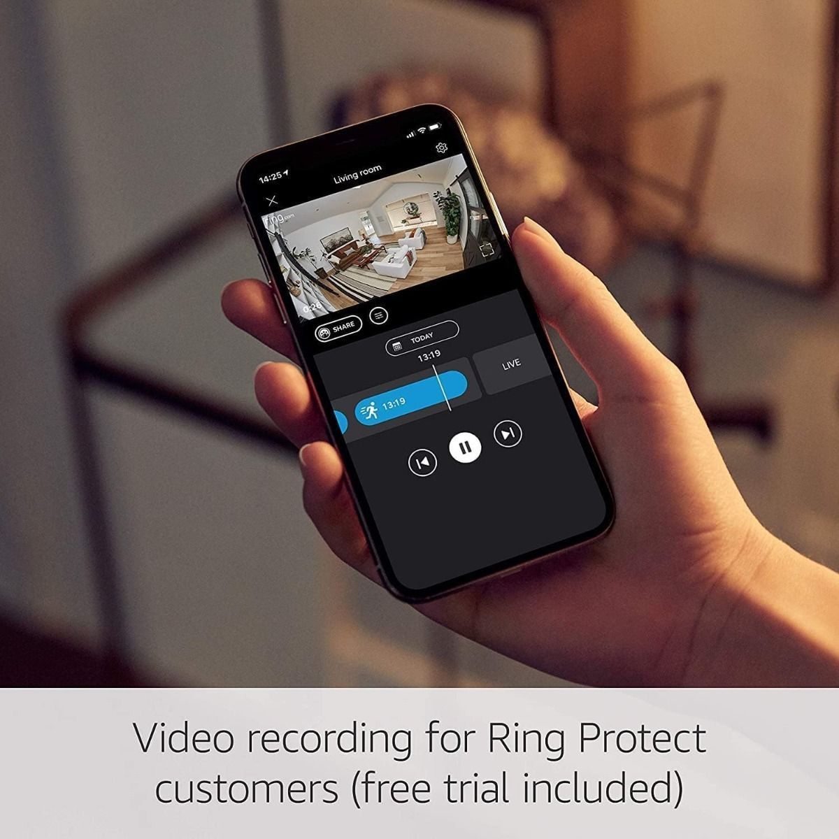 Ring Stick Up Cam 2-Pack (Plug-In & Battery), Outdoor/Indoor Security Camera System, Two-Way Talk, Motion Detection, HD Video Monitoring