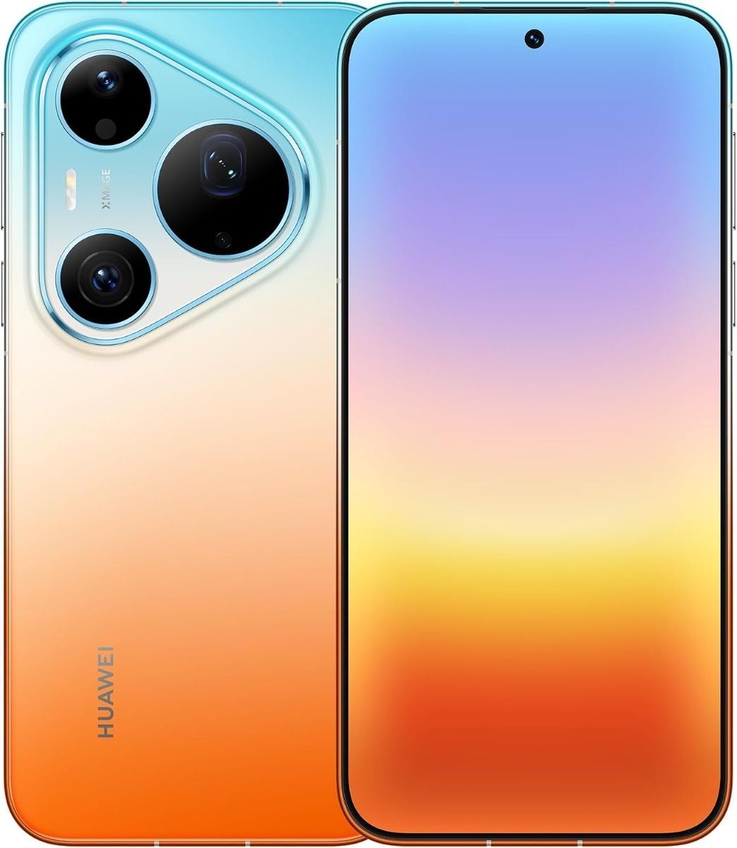 Huawei Pura 90s Pro Max 5G Smartphone, 12GB RAM, 512GB Storage, Dual SIM, Google Play Support, FreeBuds Pro 5 | Orange Ocean