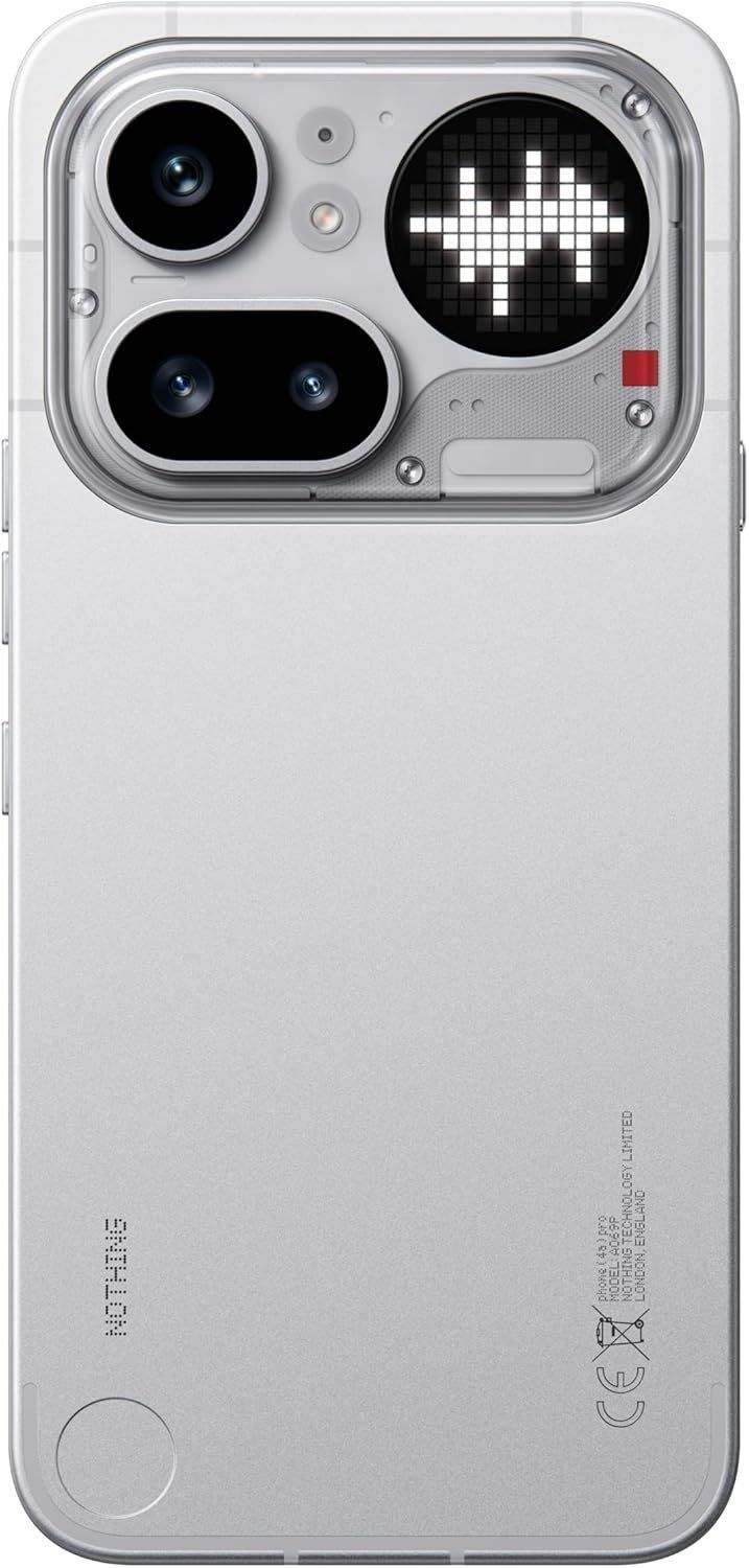 Nothing Phone (4a) Pro Bundle 12GB + 256GB, 50 MP Triple Camera, 144Hz AMOLED 144Hz AMOLED Display | Silver
