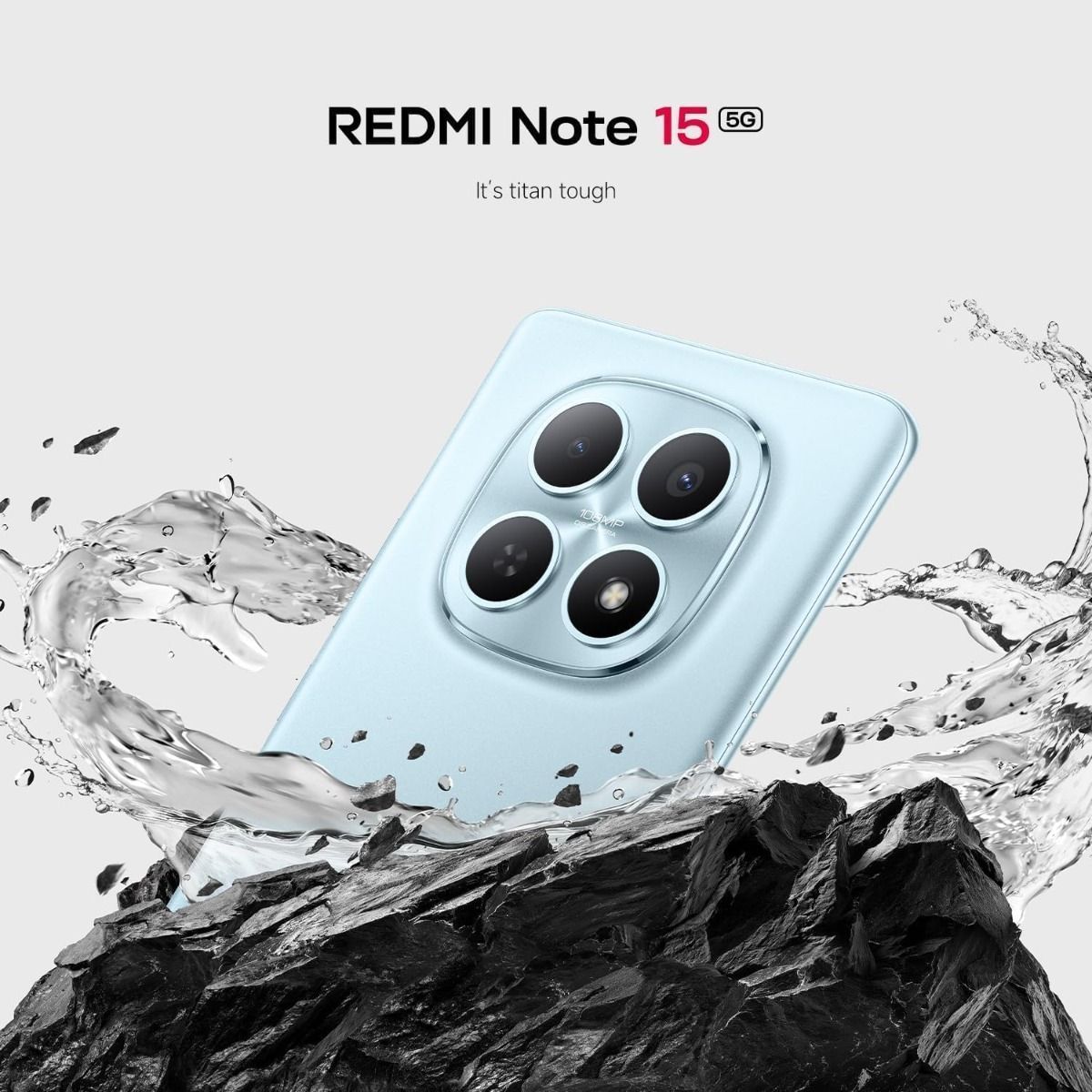 Xiaomi Redmi Note 15 5G Smartphone, 8GB RAM, 256GB Storage, 108MP Camera, 6.77" AMOLED Display, 5520mAh Battery | Mist Purple