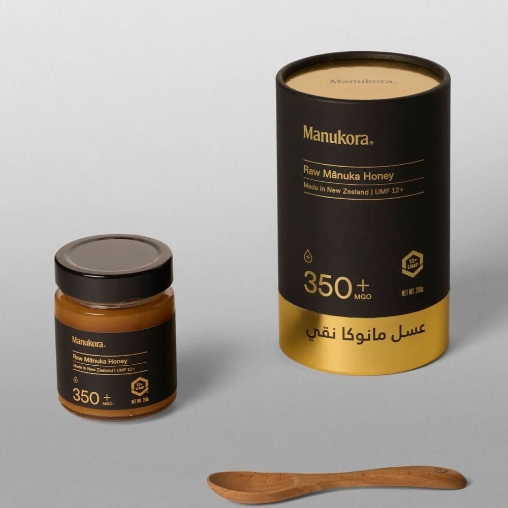 Manukora Raw ManukaHoney, MGO 350+, Pure New Zealand Manuka Honey - 250g