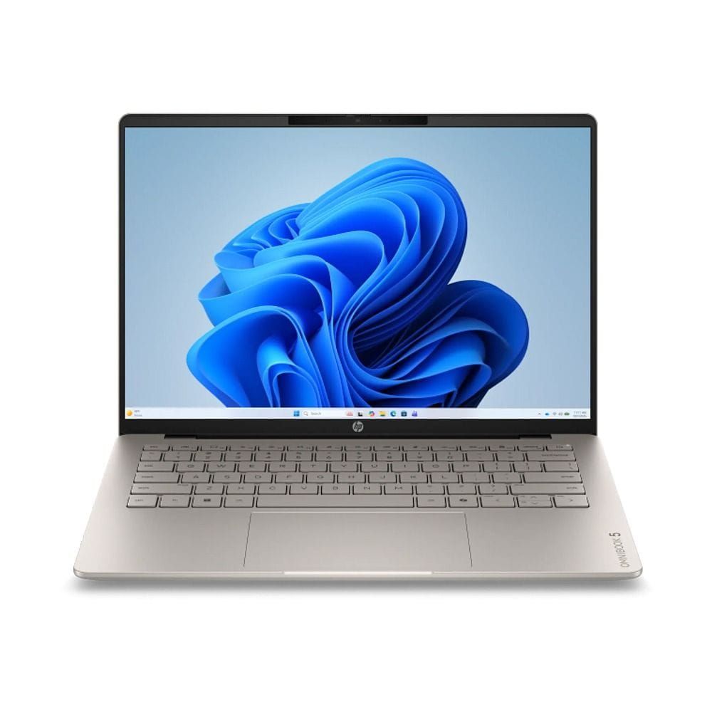 HP OmniBook 5 14-inch AI Laptop, Intel Core 5 320, 16GB RAM, 512GB SSD, 2K OLED Display, Windows 11 Home | DX3W1EA