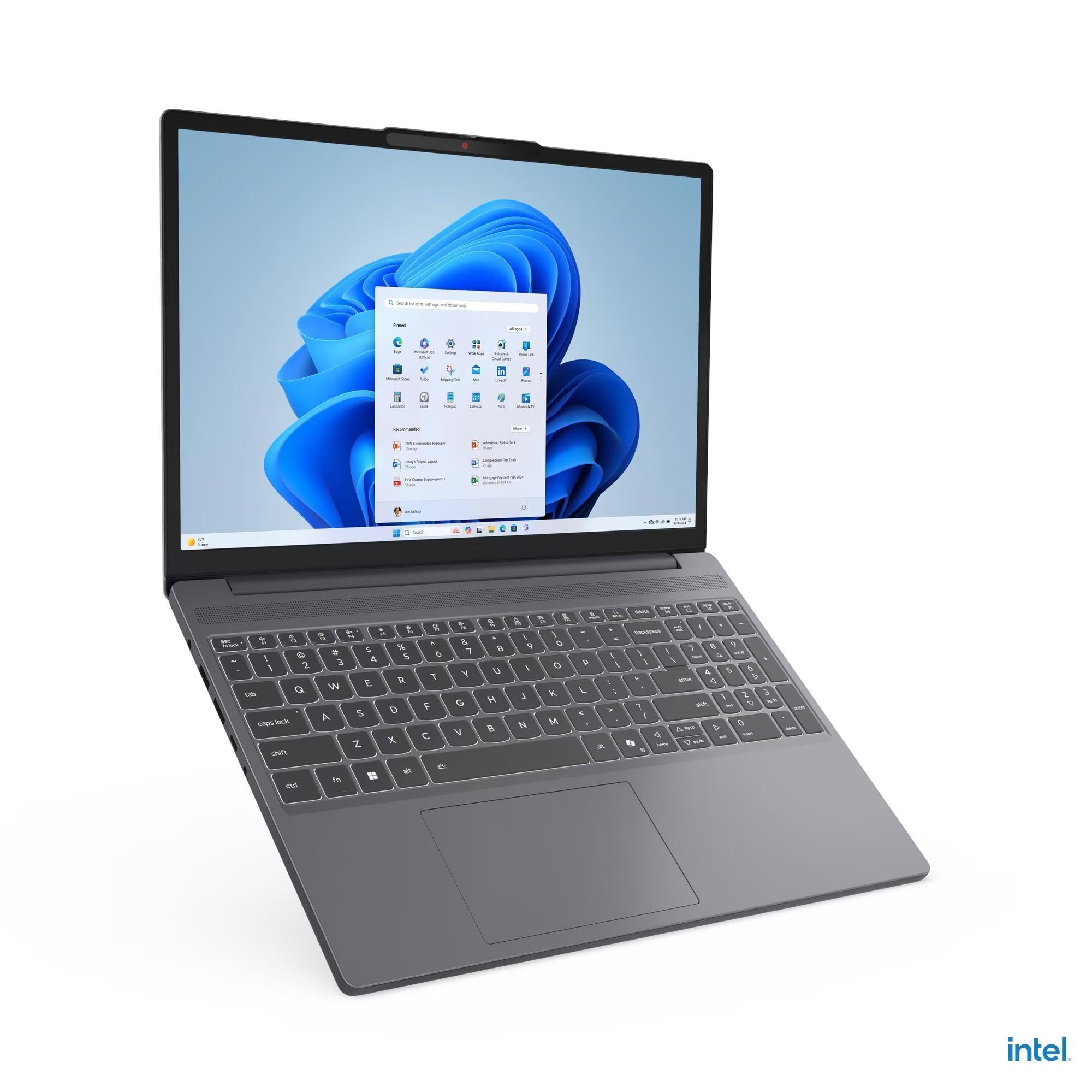 Lenovo IdeaPad Slim 3 15IRH10 15.3-inch Laptop, Intel Core i5-13420H, 8GB RAM, 512GB SSD, WUXGA IPS 60Hz Display - Luna Grey | 83K1015AAX