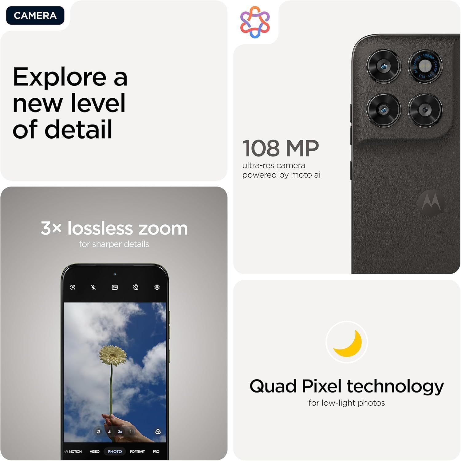 Motorola Moto G77 5G - 108MP Camera, 256GB Storage, 120Hz AMOLED Display | Black