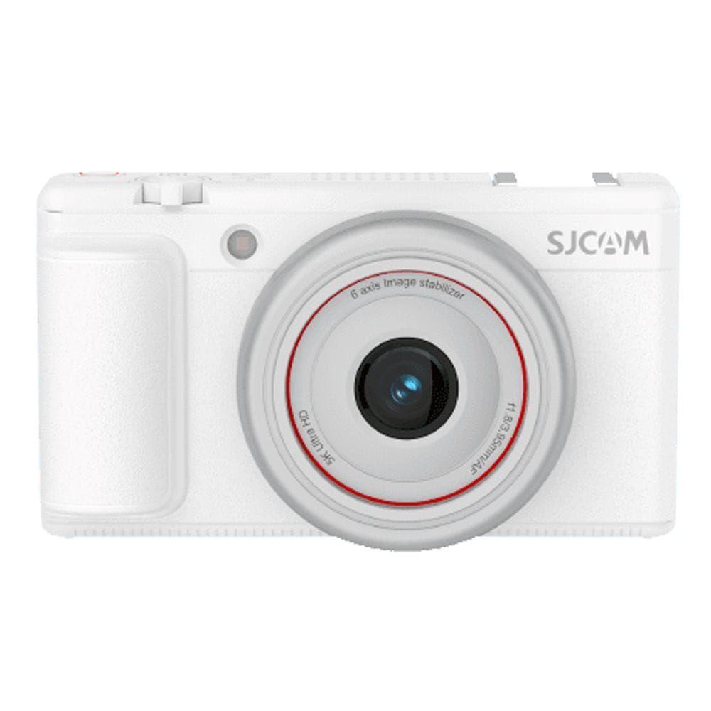 SJCAM ZV200 Digital Camera with 64MP Photos, 5K Video Recording, 18X Digital Zoom, 3.0-Inch Flip Screen & Wi-Fi Connectivity | White - 6972476163425