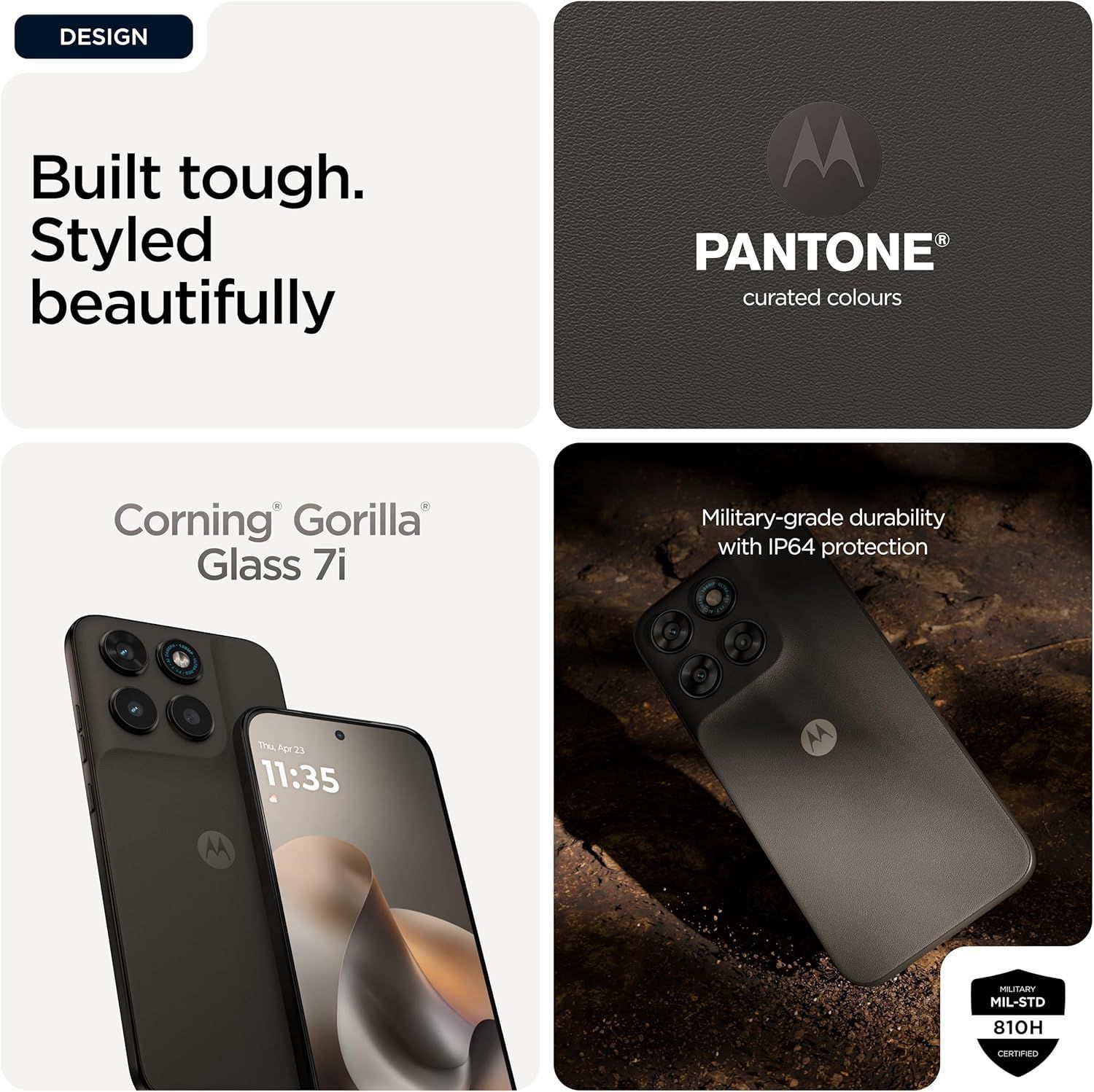 Motorola Moto G77 5G - 108MP Camera, 256GB Storage, 120Hz AMOLED Display | Black