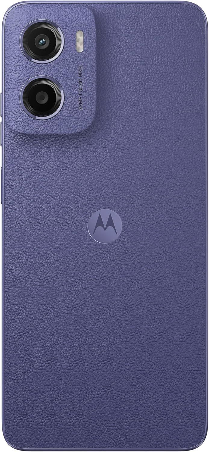 Motorola Moto E15 Dual-SIM 64GB - Unlocked 4G Smartphone in Fresh Lavender-Blue