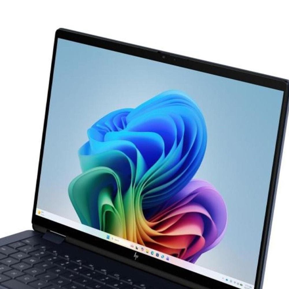 HP OmniBook X Flip 14-inch 2-in-1 AI Laptop, AMD Ryzen AI 5 435, 16GB RAM, 512GB SSD, 2K IPS Touchscreen, Radeon 840M, Windows 11 Home - Atmospheric Blue | D87VDEA