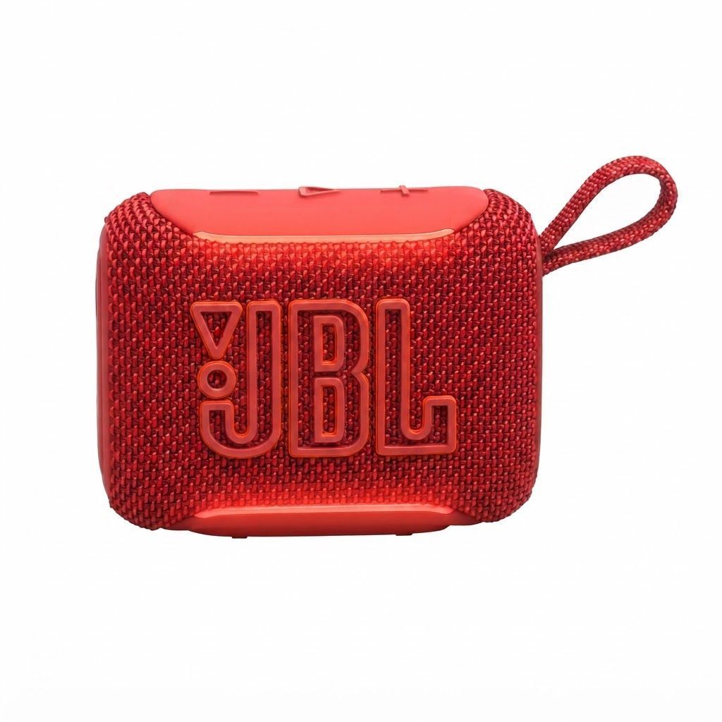 JBL Go 5 Ultra-Portable Bluetooth Speaker - IP68 Waterproof & Dustproof, Ambient Edge Lighting | Red