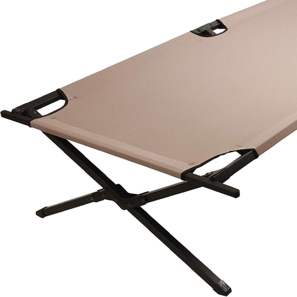 Coleman Trailhead Camping Cot, Folding Portable Bed, Steel Frame, Comfortable Sleeping Cot for Camping, Outdoor and Travel