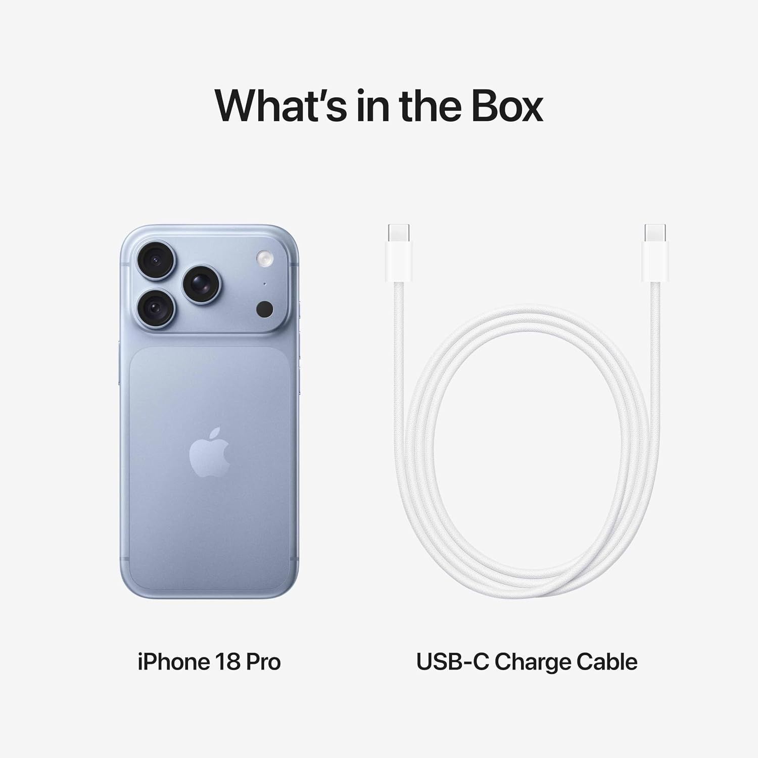 Apple iPhone 18 Pro 5G Smartphone, 512GB Storage, 6.3-inch Super Retina XDR Display, A20 Pro Chip, 48MP Pro Fusion Camera | Glacier - MJRE4AH/A