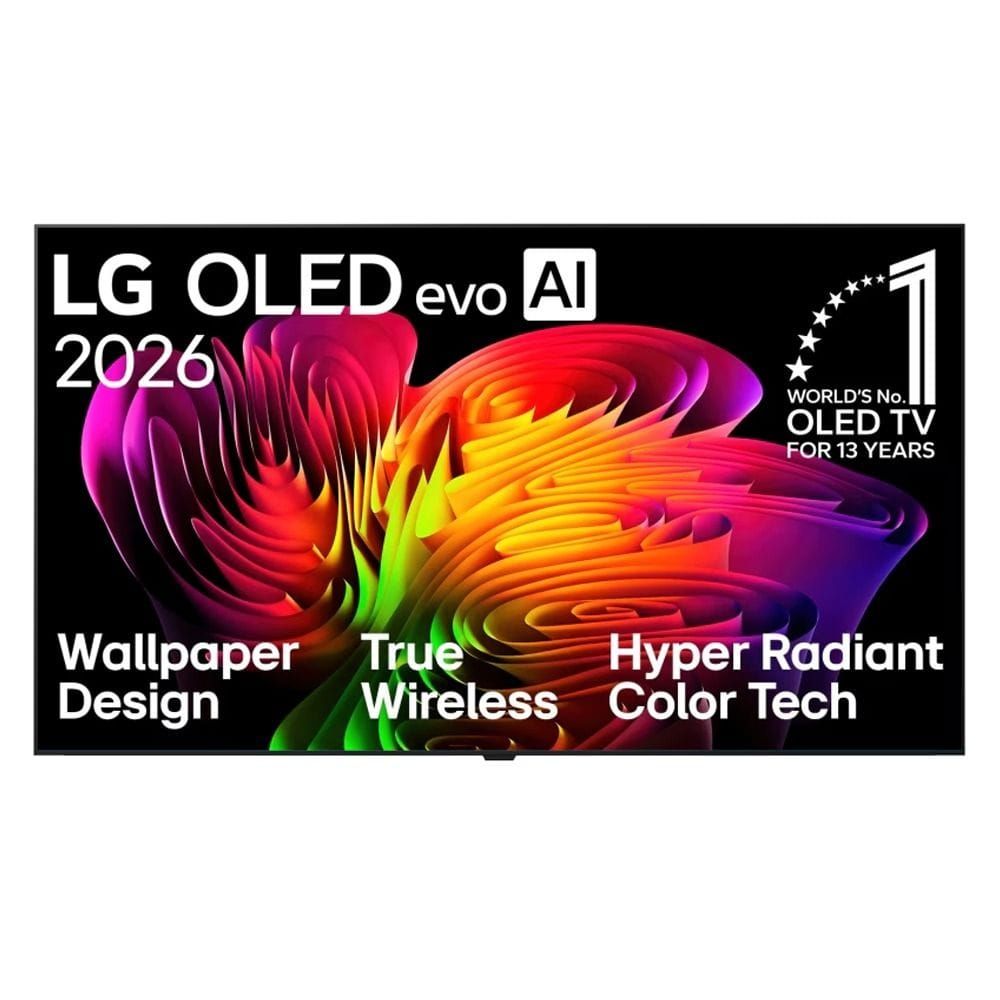 LG 83" Wallpaper Wireless OLED evo AI W6 4K Smart TV, Ultra-Thin Design, True Wireless Connectivity, Dolby Vision, webOS | OLED83W66LA.AMRG