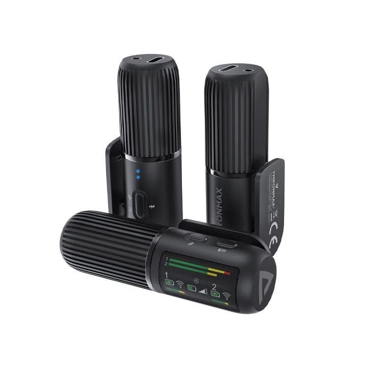 Thronmax Space C2 2.4GHz Wireless Microphone – Wireless Recording Microphone System for Streaming & Content Creation | Black – SPACE C2