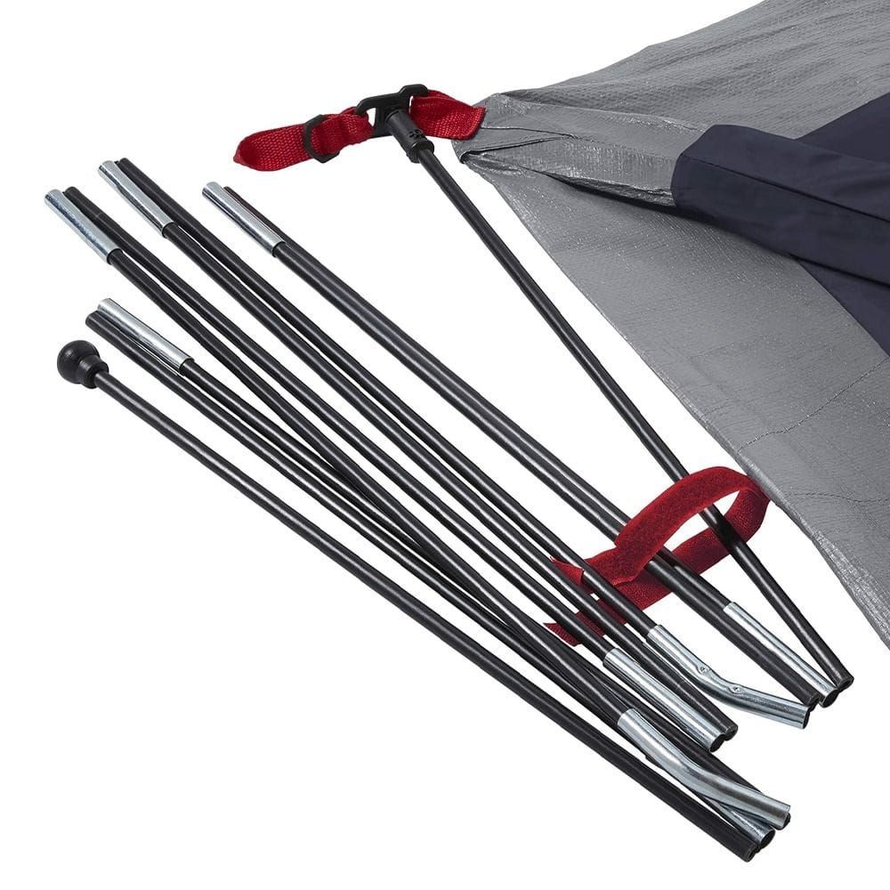 Coleman Skydome Dark Room 8-Person Camping Tent, 3-Season Dome Tent, Dark Room Technology, WeatherTec Waterproof Protection, Quick Setup, Fiberglass Poles