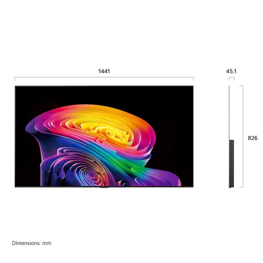 LG 55 Inch OLED evo AI C6 4K Smart TV - Brightness Booster, Alpha 11 AI Processor Gen3, 165Hz G-Sync/FreeSync, WebOS with Gemini & Copilot AI | OLED55CS6VA.AMRG