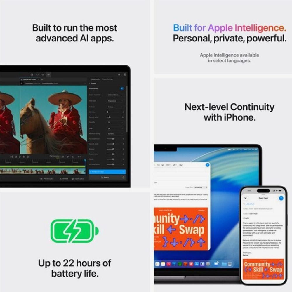 Apple MacBook Pro 14-inch Laptop, M5 Chip, 10-Core CPU & 10-Core GPU, 32GB RAM, 1TB SSD, Liquid Retina XDR Display | Space Black - MJ3D4ZS/A