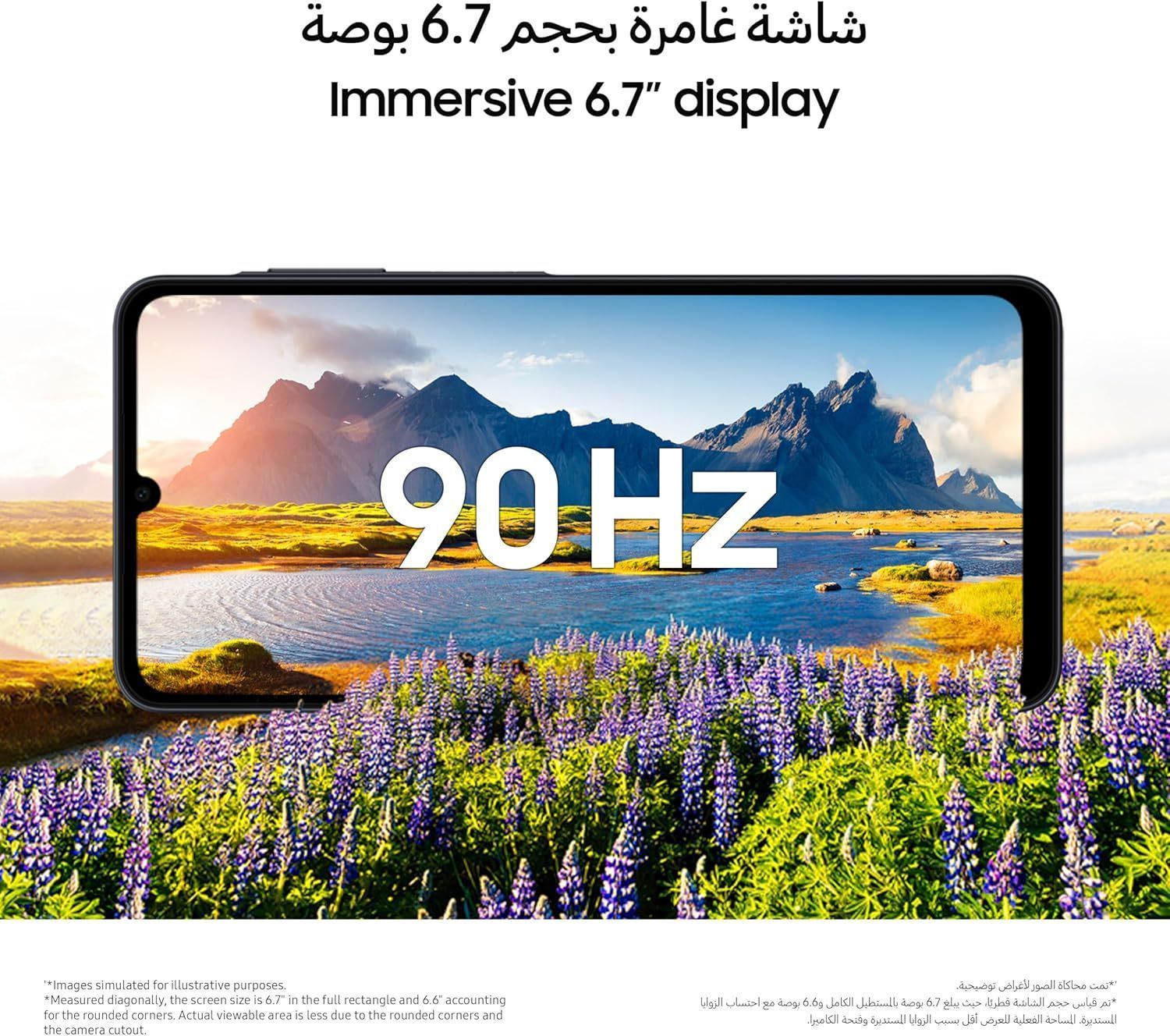Samsung Galaxy A07 LTE Smartphone - 64GB Storage, 4GB RAM, 6.7" Display |Black