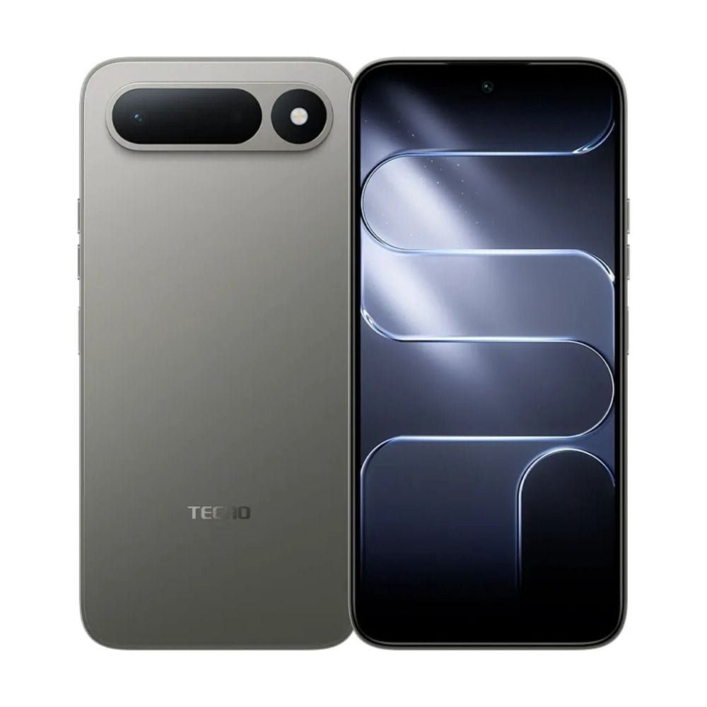 Tecno Spark 50 5G Smartphone, 4GB RAM, 256GB Storage, 6.78" Display, 5G Connectivity, Dual SIM | Titanium Grey - KN8 10095312