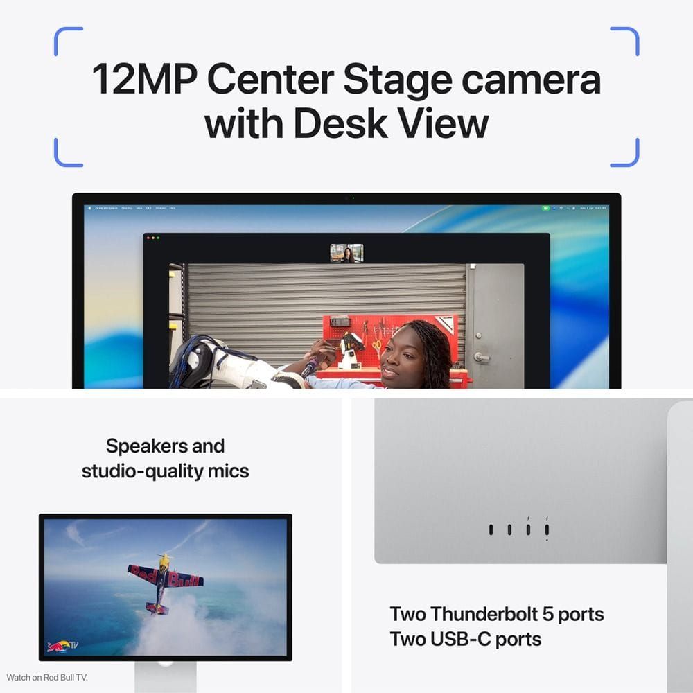 Apple Studio Display XDR 27-inch 5K Retina XDR display Monitor, Nano-Texture Glass, Tilt-Adjustable Stand | MFF24B/A