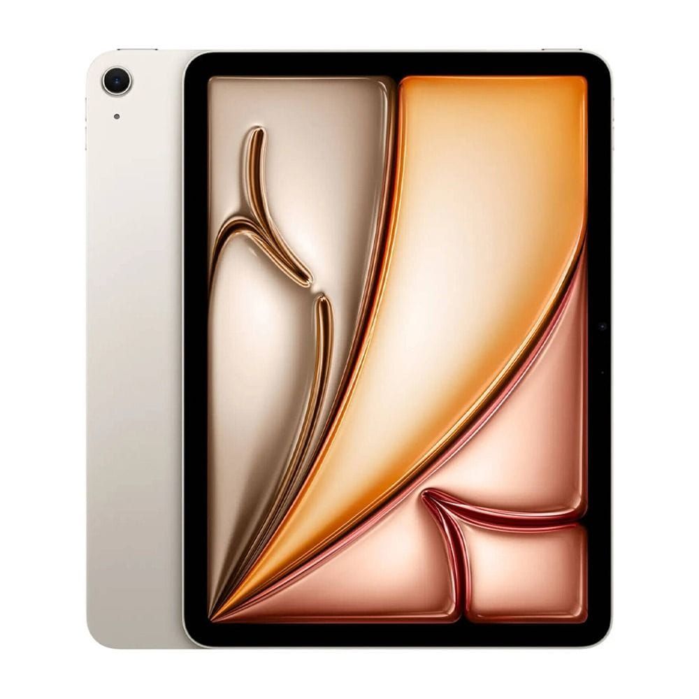 Apple iPad Air 11-inch Wi-Fi Tablet, 128GB Storage, Liquid Retina Display, Apple Intelligence, Touch ID | Starlight - MH334AB/A