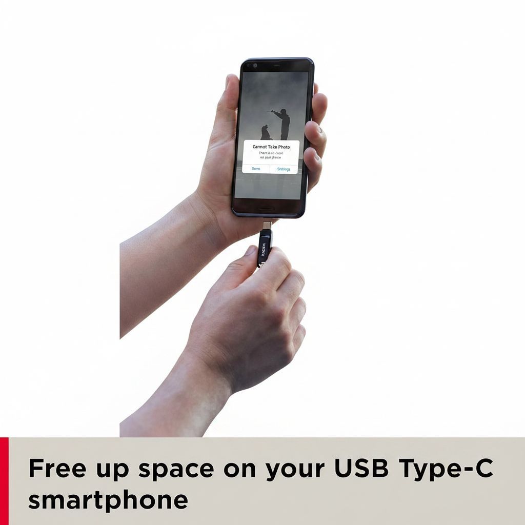 سانديسك ألترا دوال درايف جو USB Type-C سعة 32 جيجابايت، بسرعة تصل إلى 150 ميجابايت/ثانية ومتوافق مع OTG، أسود