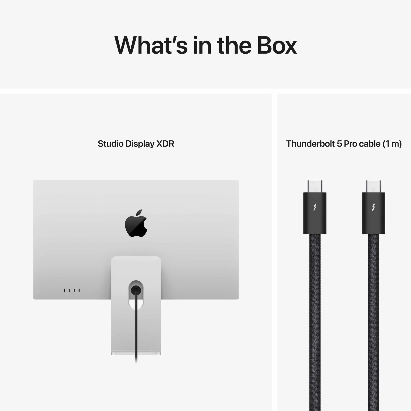 Apple Studio Display XDR 27-inch 5K Retina XDR Display Monitor, Standard Glass, Tilt- & Height-Adjustable Stand | MFEL4HN/A