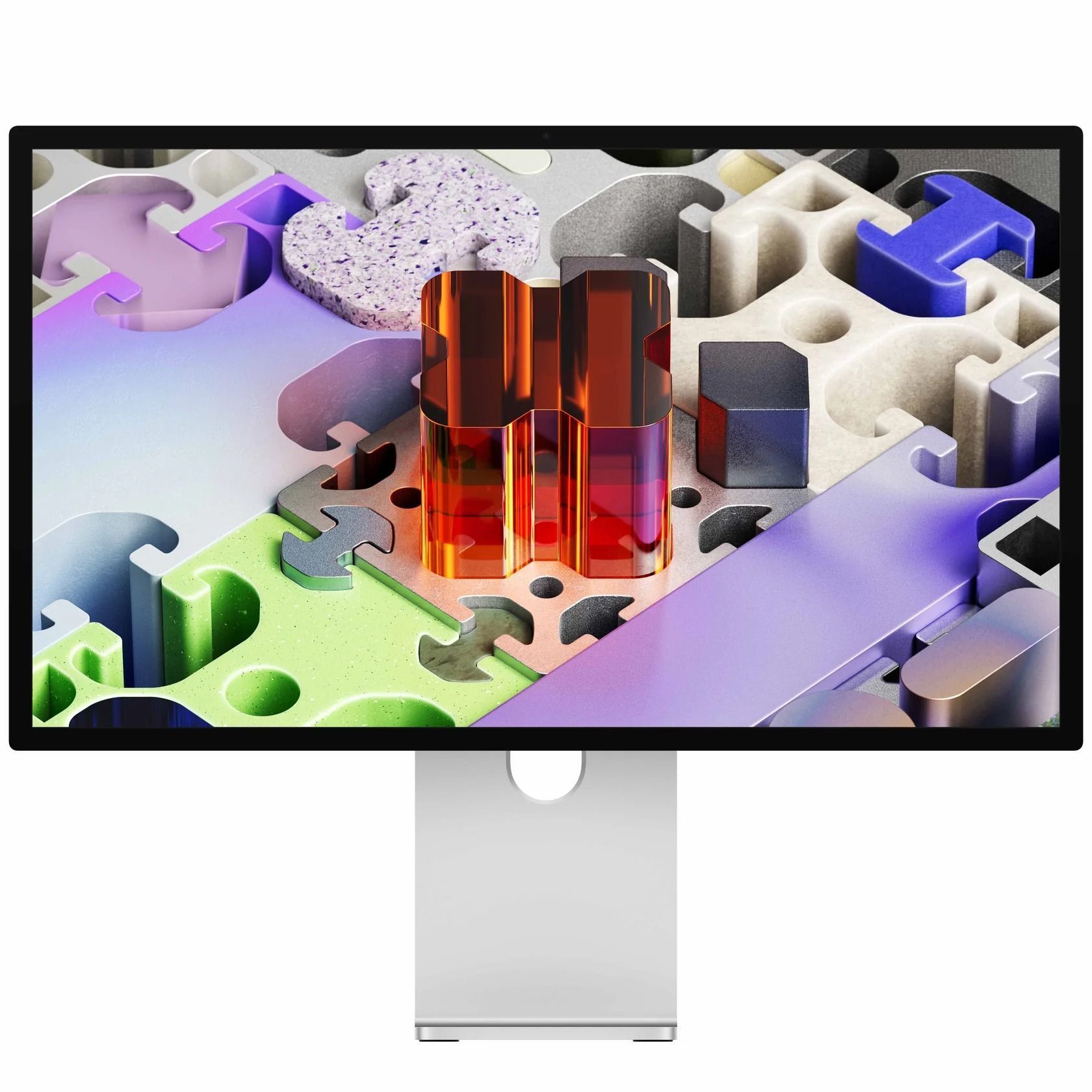 Apple Studio Display XDR 27-inch 5K Retina XDR Display Monitor, Standard Glass, Tilt- & Height-Adjustable Stand | MFEL4HN/A