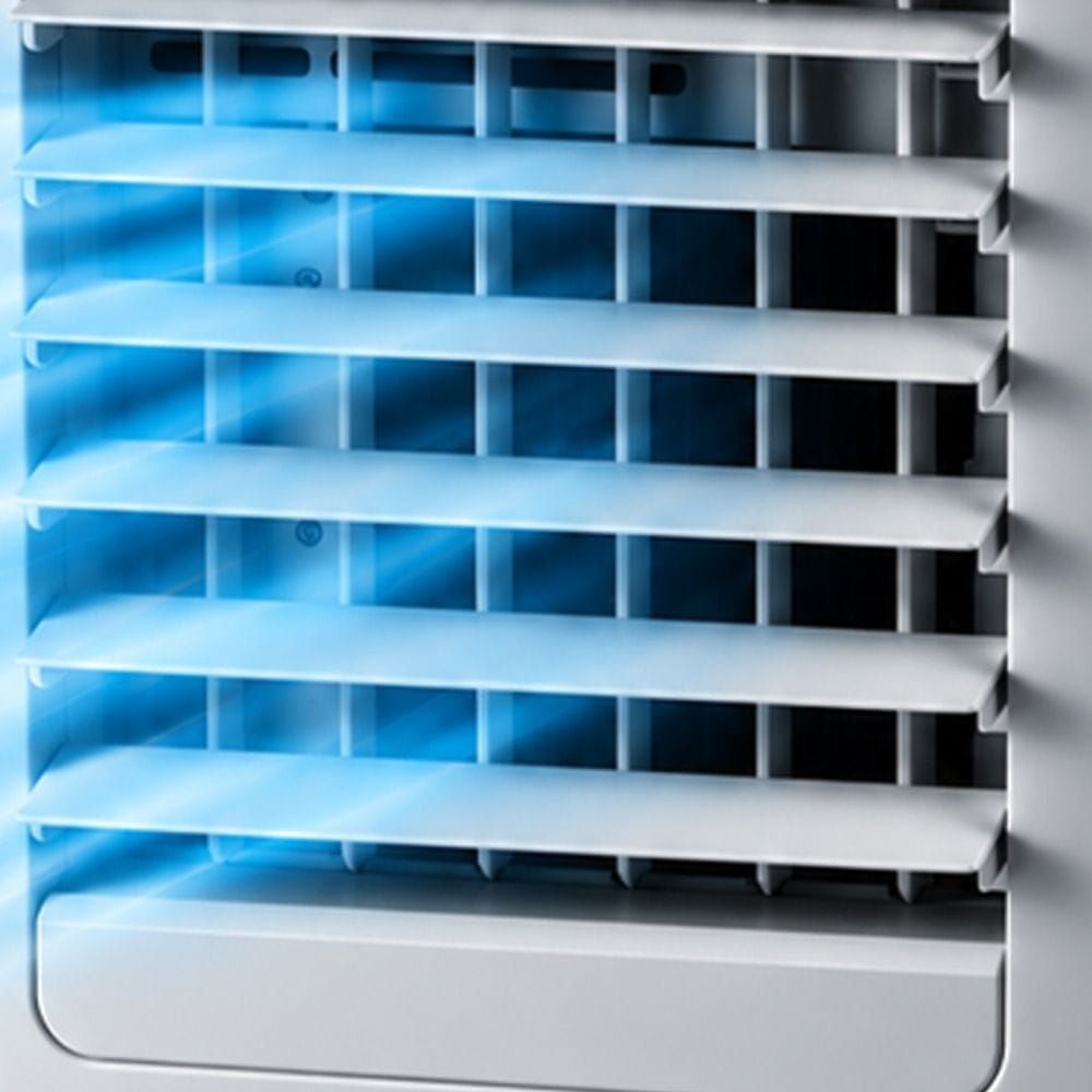 Clikon Air Cooler, 7L Water Tank, 65W Copper Motor, 3-Speed Fan, Automatic Lateral Swing, Wide Airflow | White - CK2840