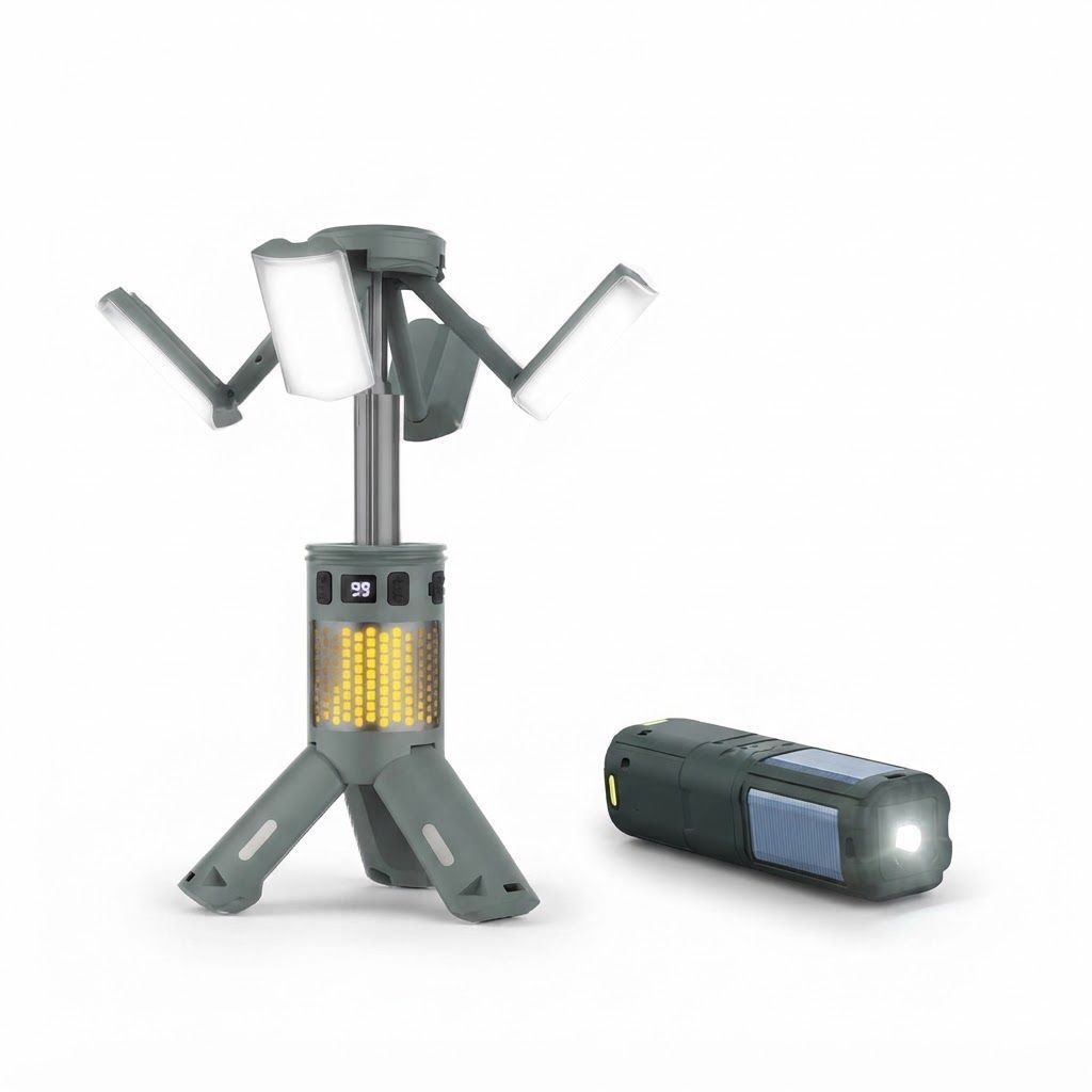 Toby's CPL-T25 Rechargeable Camping Lamp, 4800 Lumens LED Lantern, 7800mAh Battery, Adjustable Height, Portable Work Light