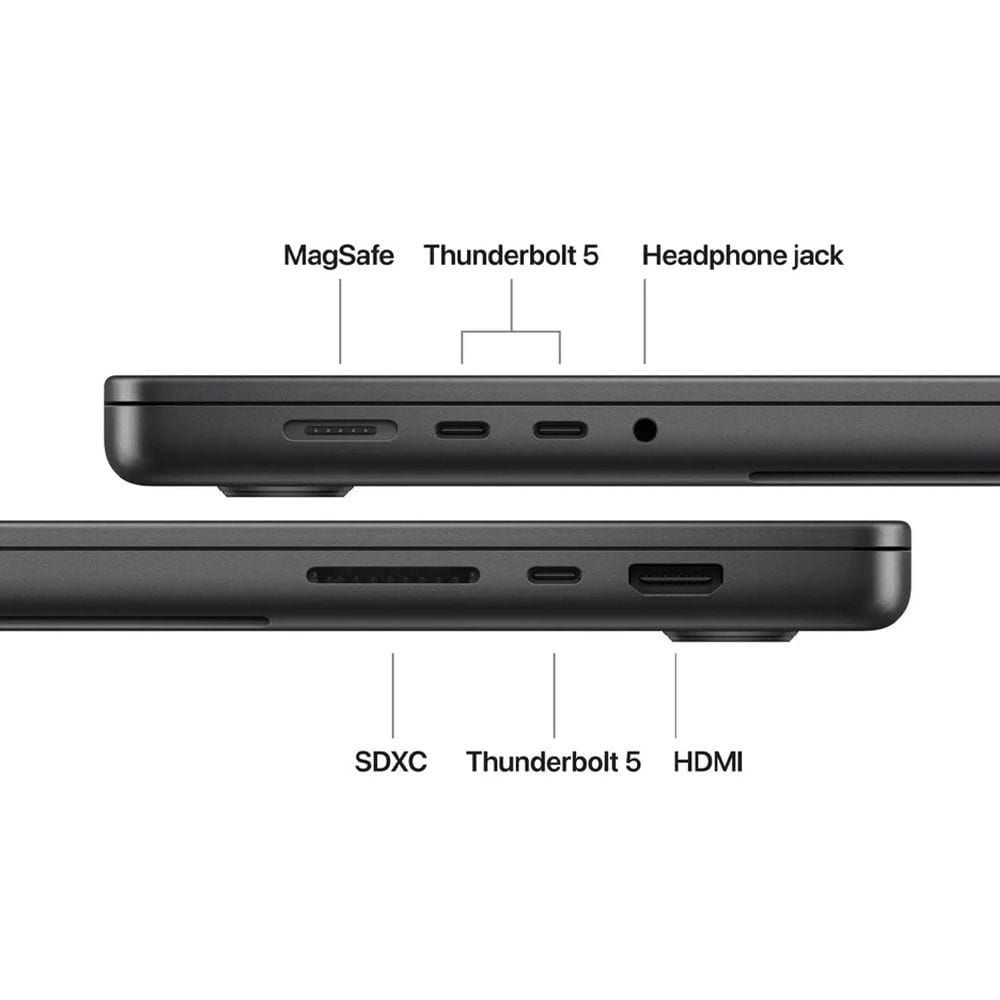 Apple MacBook Pro 16-inch Laptop, M5 Pro Chip, 18-Core CPU & 20-Core GPU, 24GB RAM, 1TB SSD, Liquid Retina XDR Display | Space Black - MGEA4ZS/A