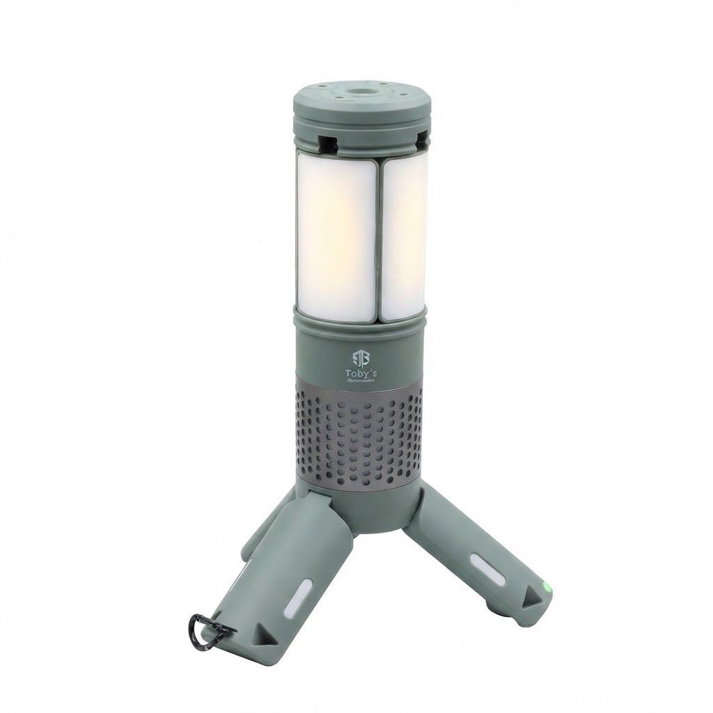 Toby's CPL-T25 Rechargeable Camping Lamp, 4800 Lumens LED Lantern, 7800mAh Battery, Adjustable Height, Portable Work Light