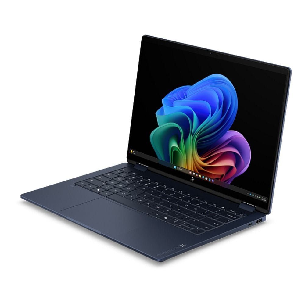 HP OmniBook X Flip 14-inch 2-in-1 AI Laptop, Intel Core Ultra 7 355, 16GB RAM, 1TB SSD, 2K OLED Touchscreen, Windows 11 Home | DX4C0EA
