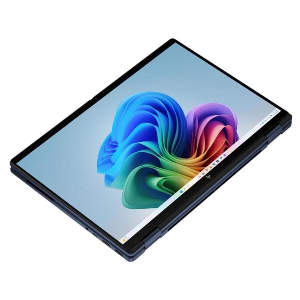 HP OmniBook X Flip 14-inch 2-in-1 AI Laptop, AMD Ryzen AI 5 435, 16GB RAM, 512GB SSD, 2K IPS Touchscreen, Radeon 840M, Windows 11 Home - Atmospheric Blue | D87VDEA