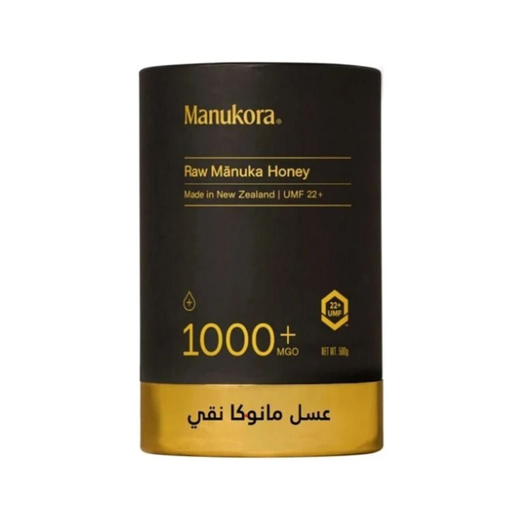 Manukora Raw Manuka Honey MGO 1000+, 100% Monofloral New Zealand Manuka Honey - 500g