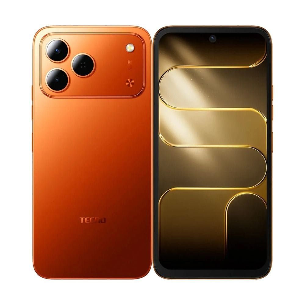 Tecno Spark 50 4G Smartphone, 4GB RAM, 256GB Storage, 6.78" 120Hz Display, 50MP Camera, 6700mAh Battery | Dynamic Orange - KN4N 10095782