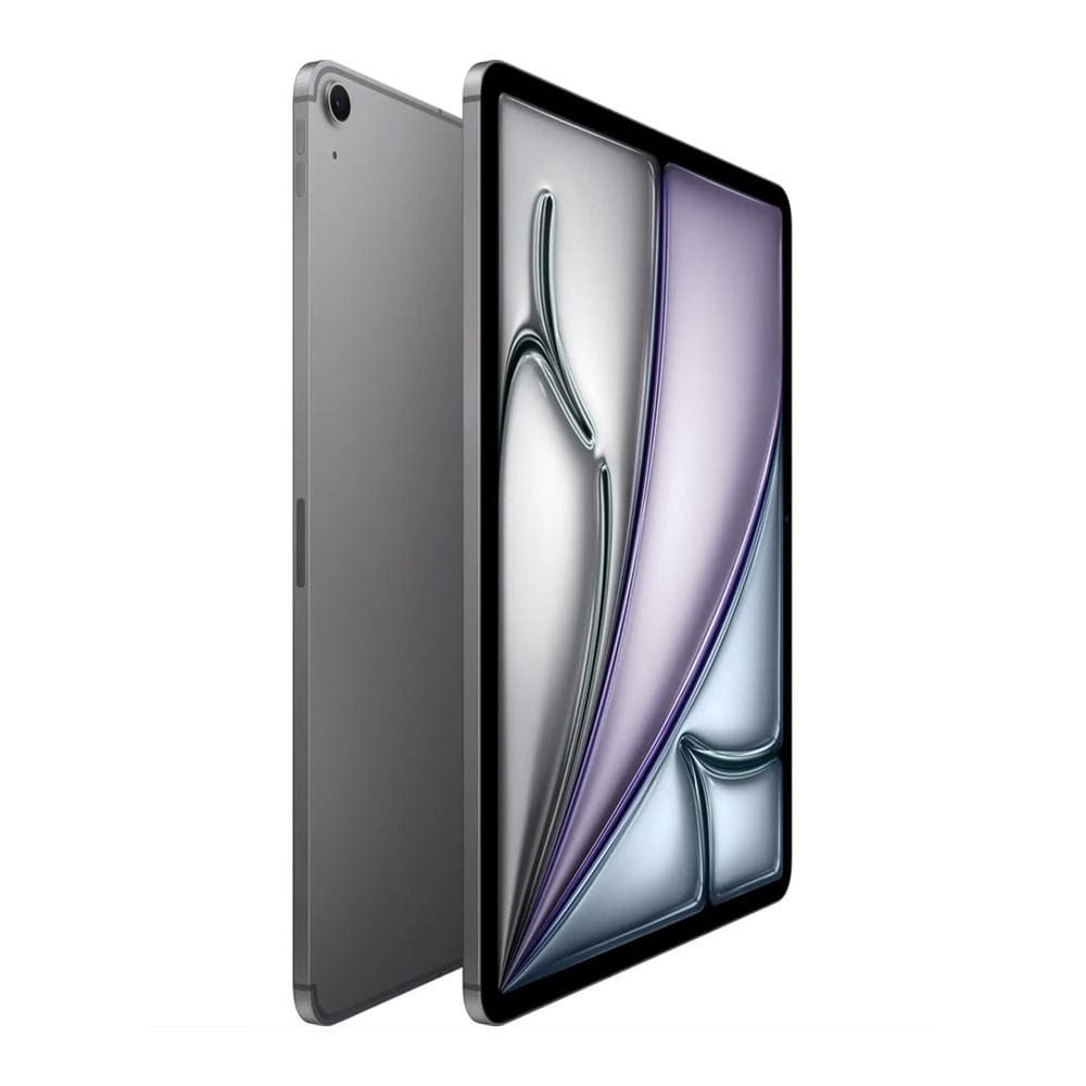 Apple iPad Air 13-inch Wi-Fi + Cellular Tablet, M4 Chip, 128GB Storage, Liquid Retina Display, Apple Intelligence, Touch ID | Space Grey - MH9D4AB/A