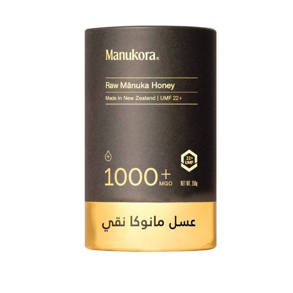 Manukora Raw Manuka Honey MGO 1000+, 100% Monofloral New Zealand Manuka Honey - 250g