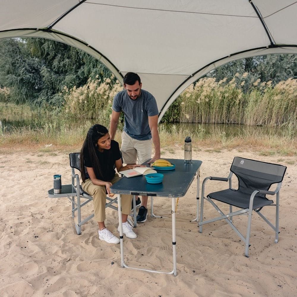 Coleman Event Shelter L Outdoor Canopy Tent, 3.65 x 3.65m, Steel Frame, UVGuard SPF 50, Water Resistant, 13.3m² Coverage