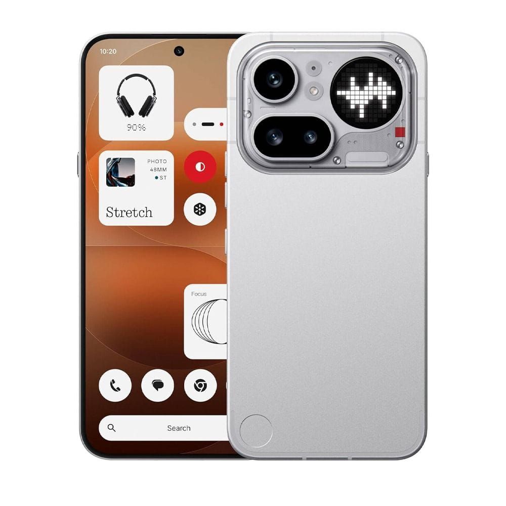 Nothing Phone (4a) Pro 5G Smartphone, 12GB RAM, 256GB Storage, High-Performance Display, Advanced Camera System | Silver - A069P-A10400339
