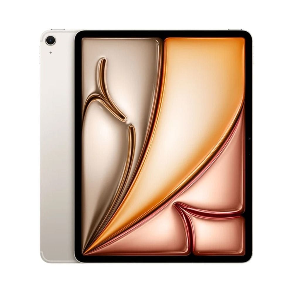 Apple iPad Air 13-inch Wi-Fi + Cellular Tablet, M4 Chip, 1TB Storage, Liquid Retina Display, Apple Intelligence, Touch ID | Starlight - MH9U4AB/A
