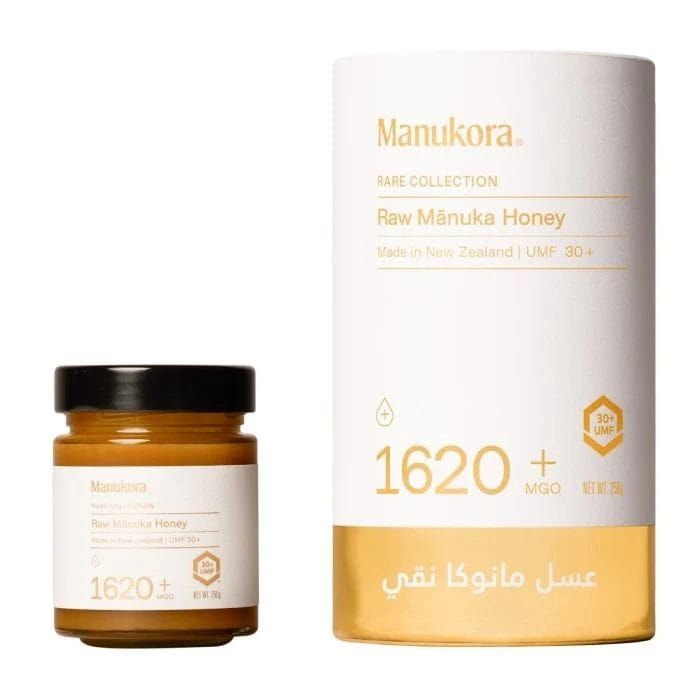 Manukora Raw Manuka Honey MGO 1620+, 100% Monofloral New Zealand Manuka Honey - 250g