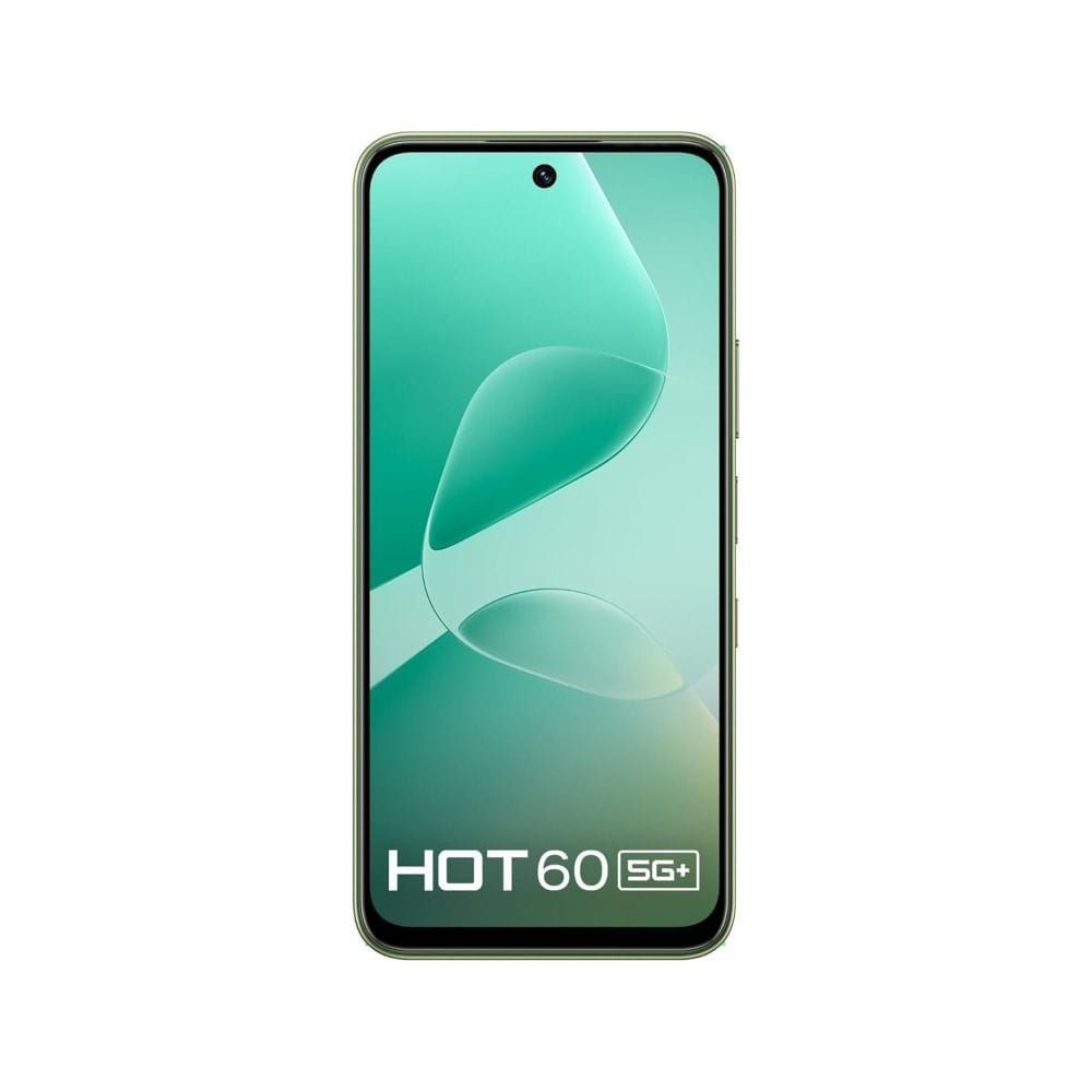 Infinix Hot 60 5G Smartphone (X6726B) 128GB+6GB RAM, MediaTek Dimensity 7060, 6.7" 120Hz Display, 50MP Camera, 5200mAh Battery | Tundra Green