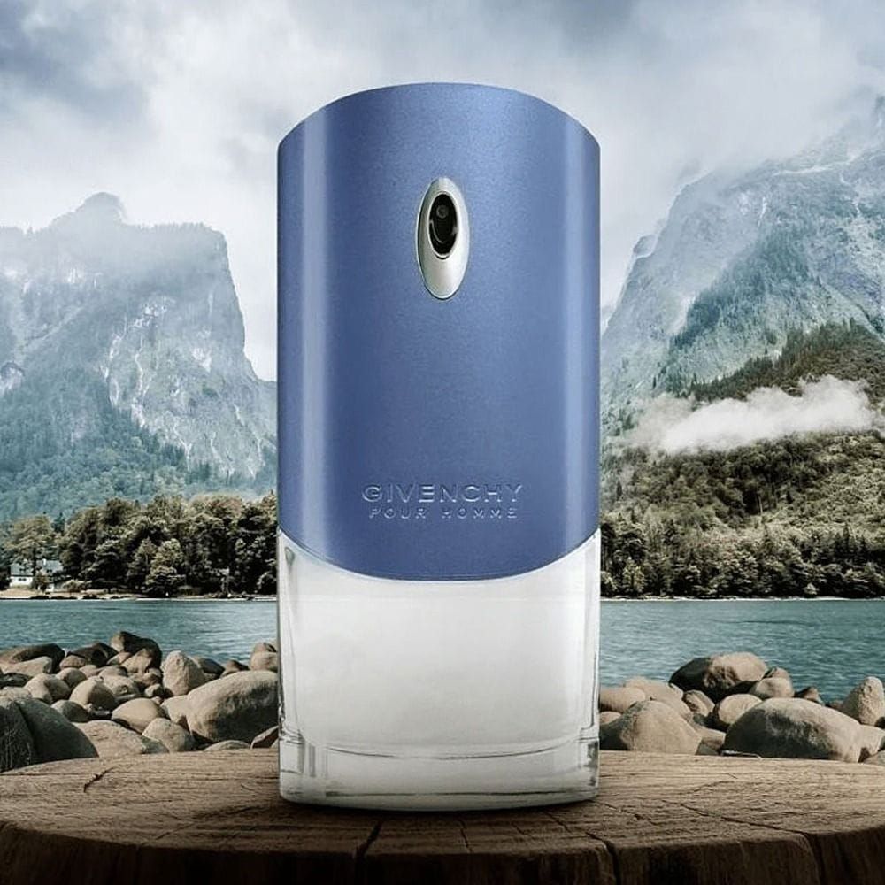 Givenchy Pour Homme Blue Label Eau de Toilette for Men, Fresh Woody Citrus Fragrance with Grapefruit, Pepper, Cedarwood & Vetiver - 100ml