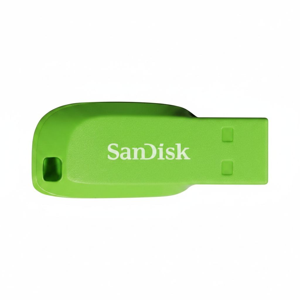 سانديسك كروزر بليد USB فلاش سعة 32 جيجابايت، عبوة 3 قطع، أزرق ووردي وأخضر