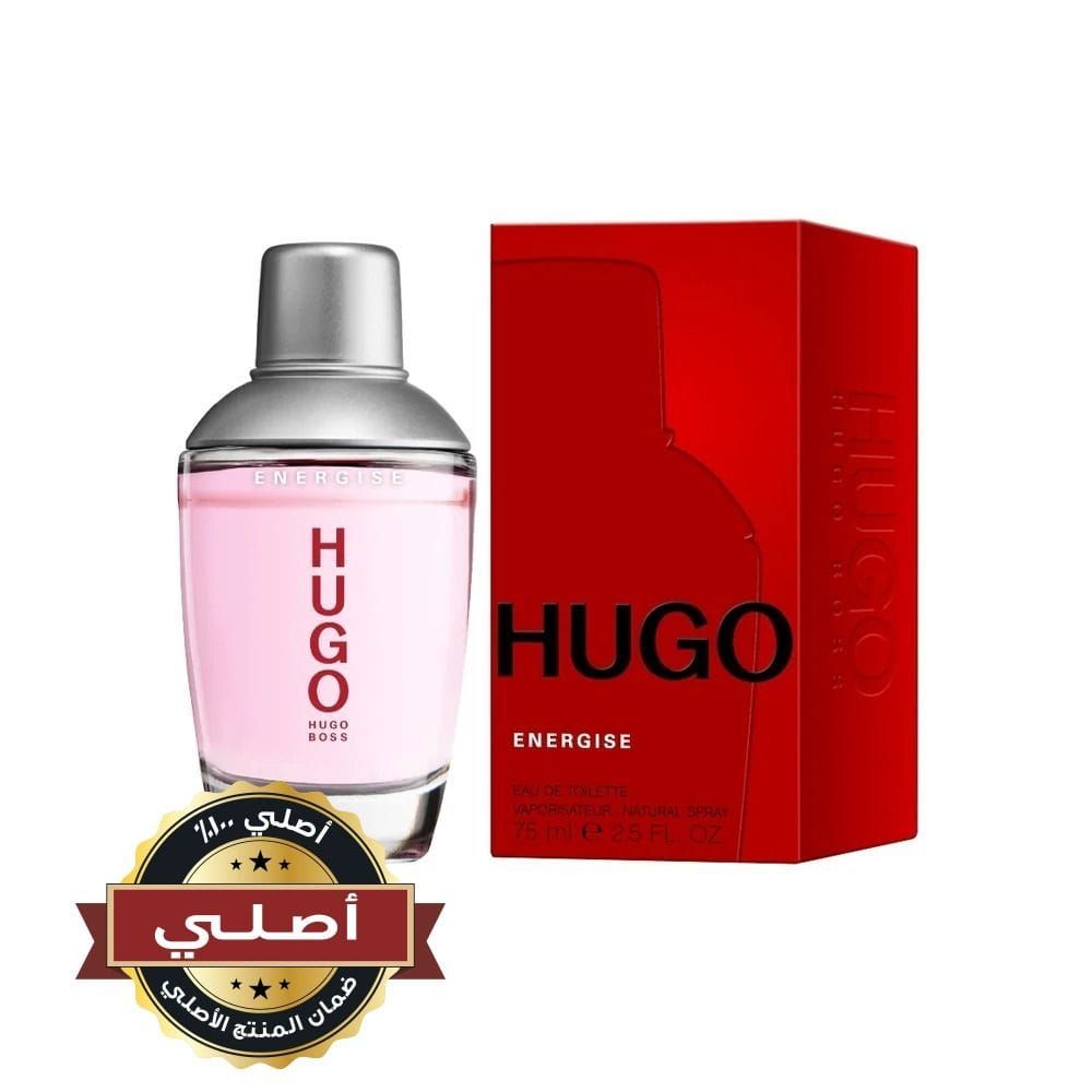 Hugo Boss Energise Eau de Toilette for Men, Fresh Woody Aromatic Fragrance with Pink Pepper, Citrus, Cardamom & Leather - 75ml