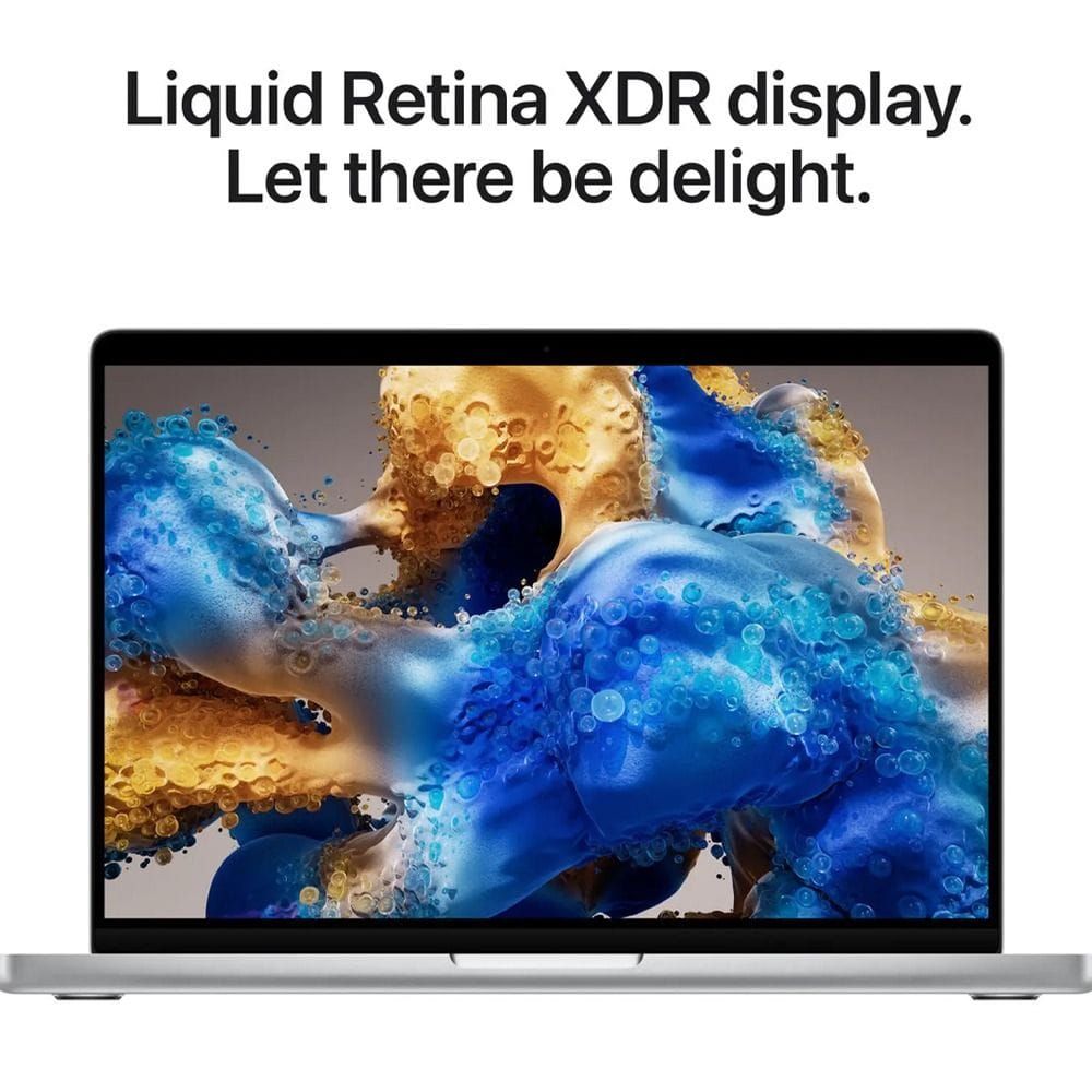 Apple MacBook Pro 14-inch Laptop, M5 Pro Chip, 15-Core CPU & 16-Core GPU, 24GB RAM, 2TB SSD, Liquid Retina XDR Display | Silver - MJLV4AB/A