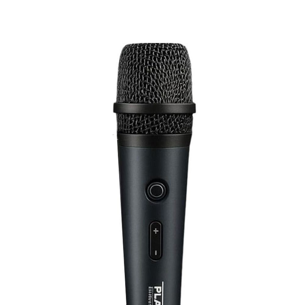 Platinum Tango Karaoke Player with B10 Microphone Bundle, 23K Songs, Real-Time Echo, 0ms Latency, 8H Playtime | Black/Gray