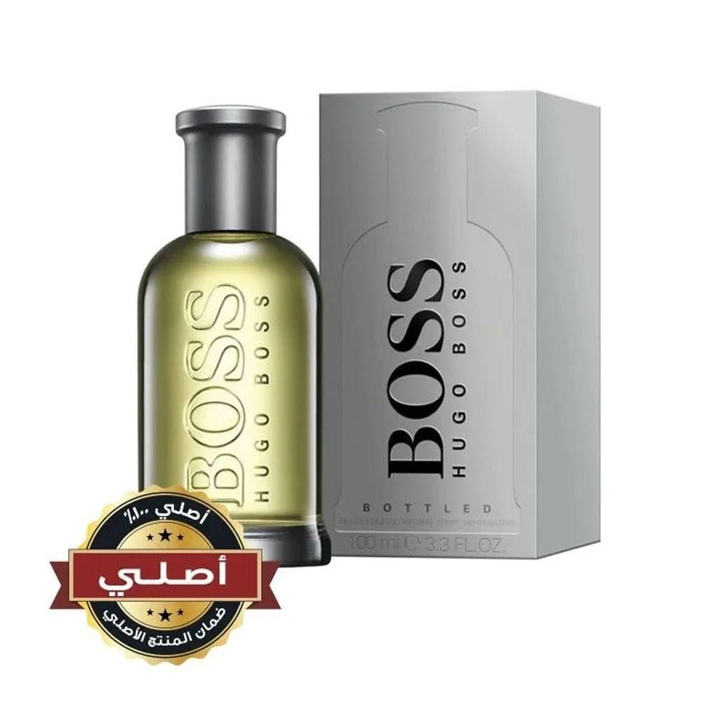 عطر هوغو بوس بوتلد أو دو تواليت للرجال، عطر خشبي حار برائحة التفاح والقرفة وخشب الصندل ونجيل الهند - 100 مل